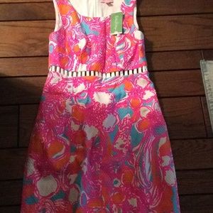 Lilly pulitzer tanked shift dress nwt 6
